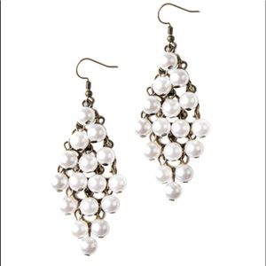 Faux Pearl Earrings